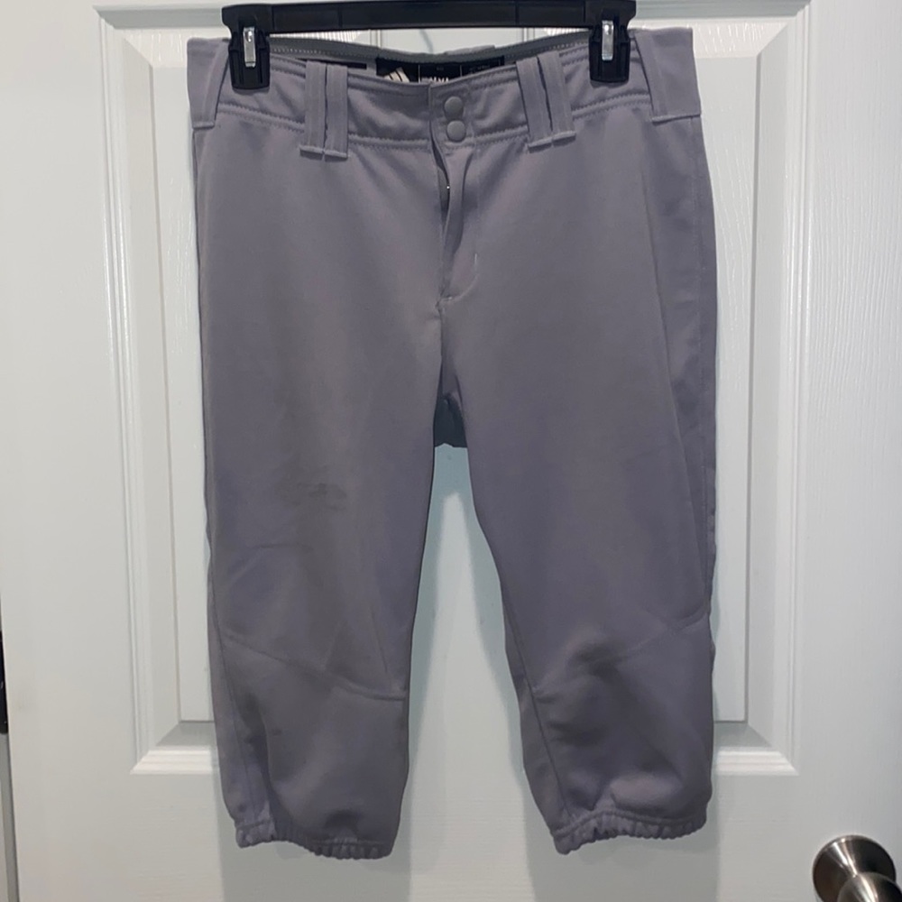Grey youth XL adidas baseball pants